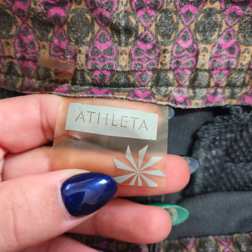Athleta Whenever Fit Flare Corduroy Skirt sz 2 Gray Outdoors Adventure Lifestyle